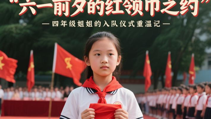 六一前夕的红领巾之约：四年级姐姐的入队仪式重温记
