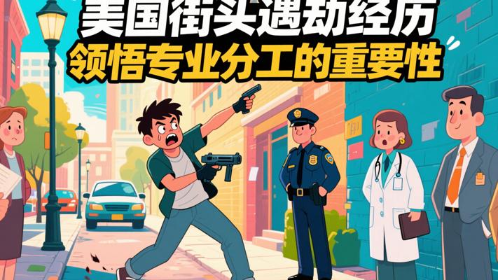 美国街头遇劫经历领悟专业分工的重要性