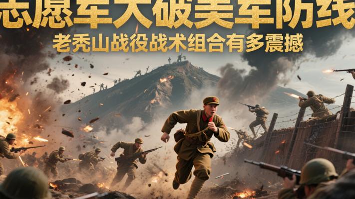 志愿军大破美军防线！老秃山战役战术组合有多震撼
