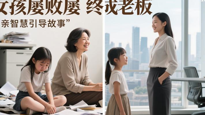 女孩屡败屡战后终成老板母亲智慧引导故事