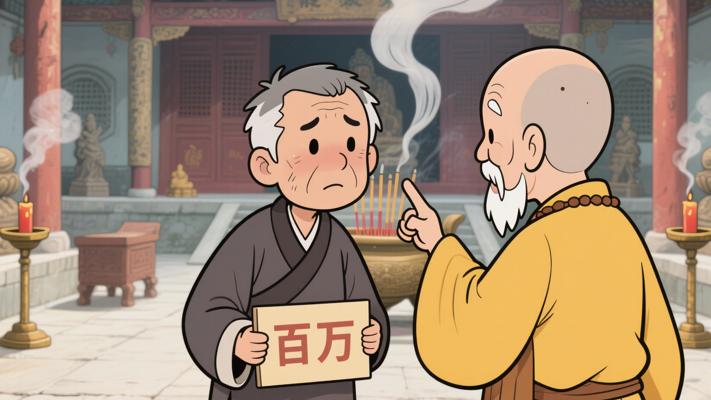 中年男子欲捐百万求心安老和尚点破善意背后的隐秘