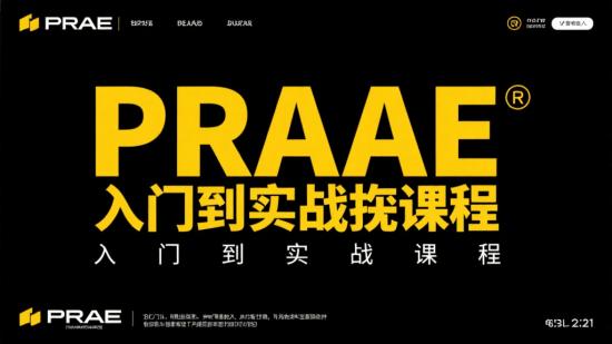PRAE从入门到实战课程资料