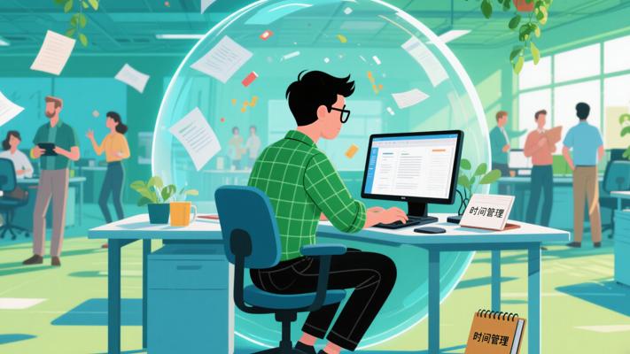 专注哲学：职场中学会选择性屏蔽的时间管理智慧
