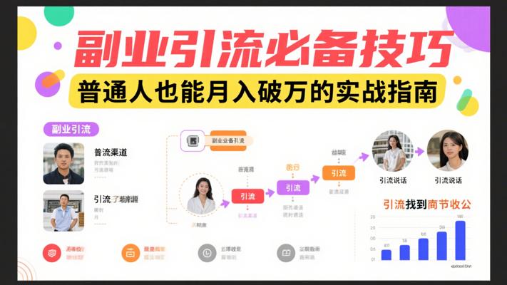 副业引流必备技巧 普通人也能月入破万的实战指南