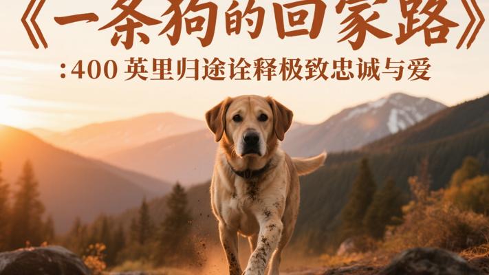 《一条狗的回家路》：400英里归途诠释极致忠诚与爱