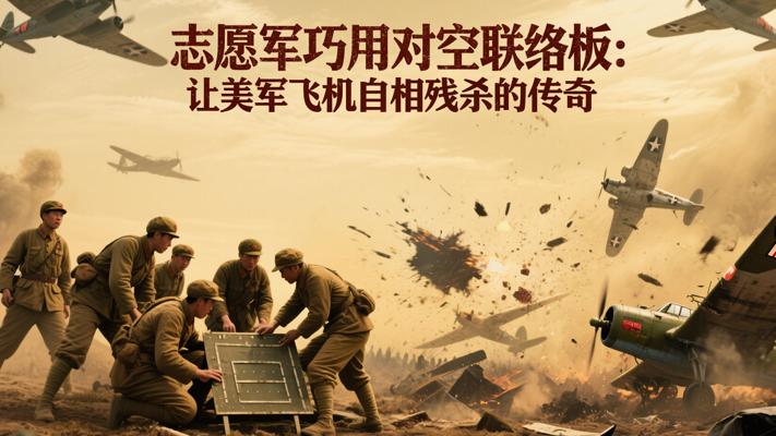 志愿军巧用对空联络板：让美军飞机自相残杀的传奇