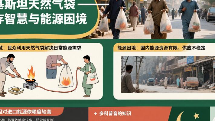 巴基斯坦天然气袋背后的生存智慧与能源困境故事