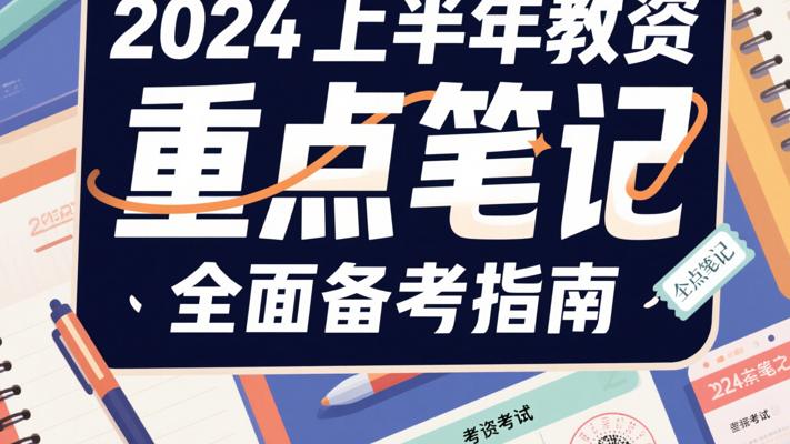 2024上半年教资重点笔记之全面备考指南