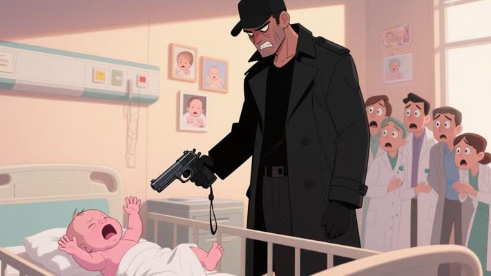 生命的力量：持枪劫犯在新生儿啼哭中完成灵魂救赎