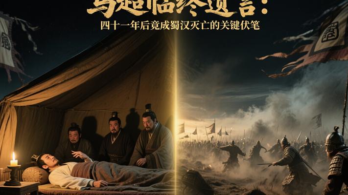 马超临终遗言：四十一年后竟成蜀汉灭亡的关键伏笔