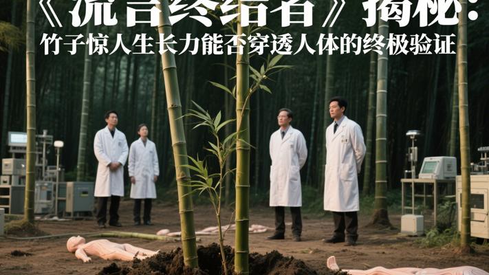 《流言终结者》揭秘：竹子惊人生长力能否穿透人体的终极验证