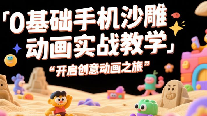 《0基础手机沙雕动画实战教学》：开启创意动画之旅