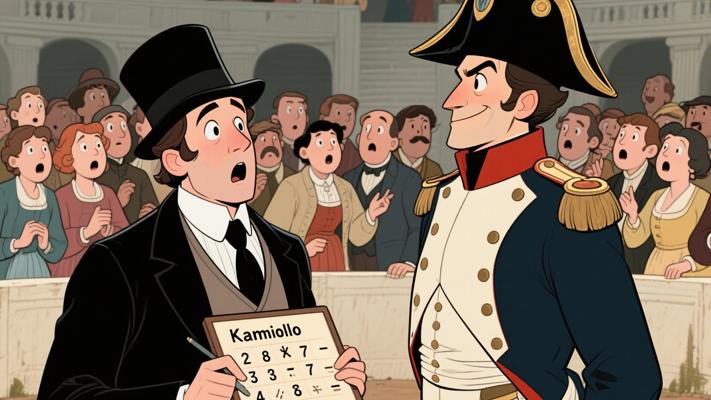 心算大师卡米洛与拿破仑因思维定势致憾的故事