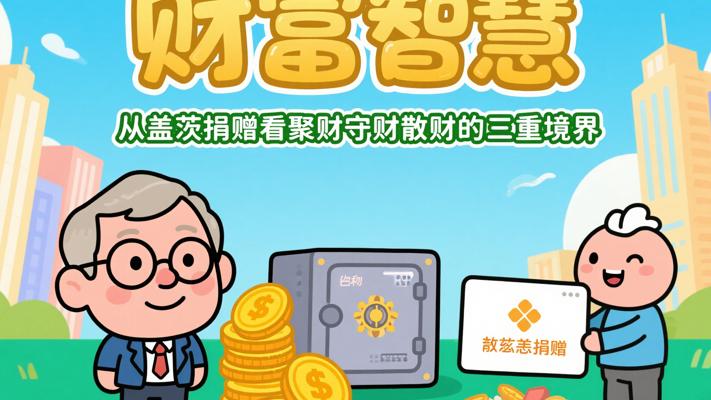 财富智慧：从盖茨捐赠看聚财守财散财的三重境界