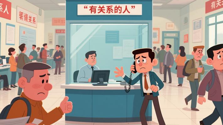 办事遇阻辗转托关系绕圈竟回原点揭露人情怪象
