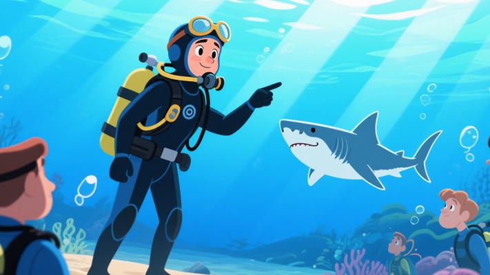 海洋生物学家揭秘鲨鱼弱点教你如何从容应对