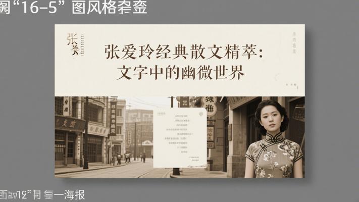 《张爱玲经典散文精萃：文字中的幽微世界》