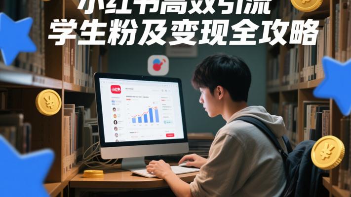 小红书高效引流学生粉及变现全攻略