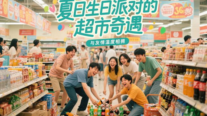 夏日生日派对的超市奇遇与友情温度