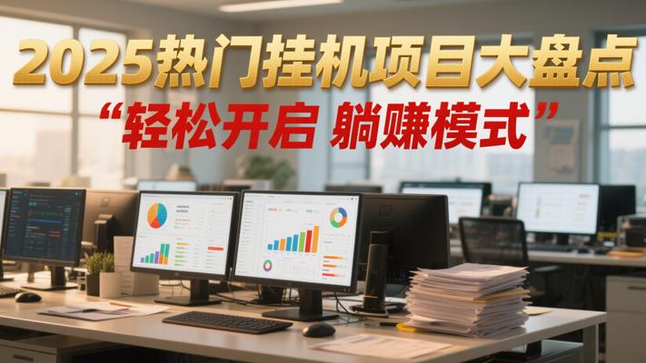 2025热门挂机项目大盘点，轻松开启躺赚模式