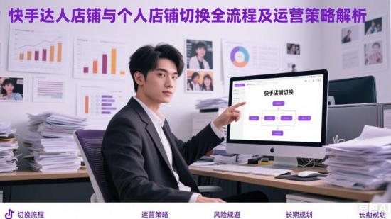 快手达人店铺与个人店铺切换全流程及运营策略解析