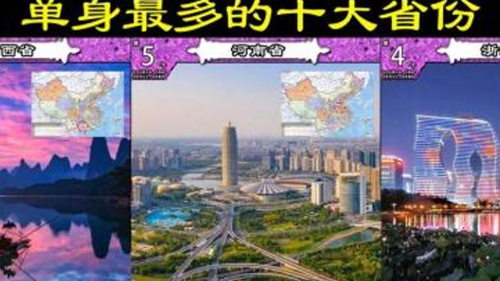 揭秘中国单身人数最多的十个省份及其背后故事