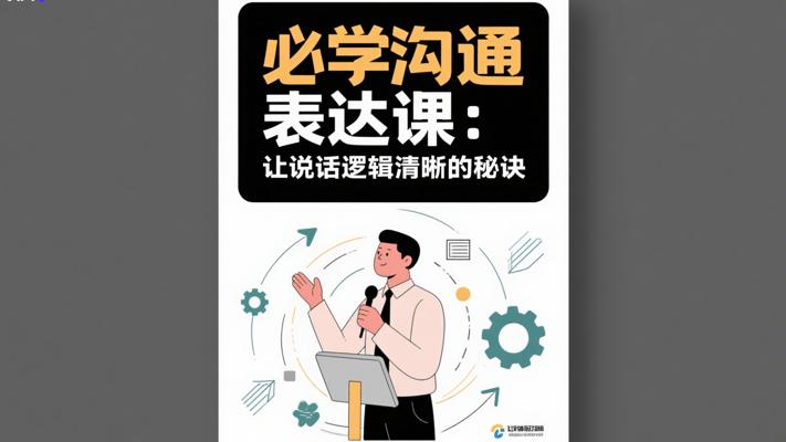 必学沟通表达课：让说话逻辑清晰的秘诀