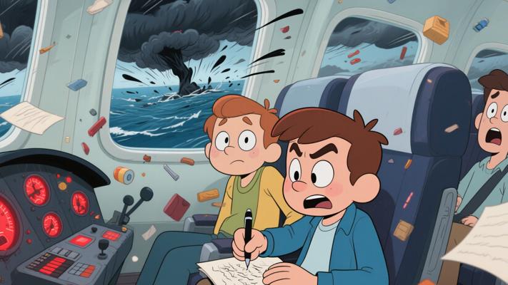 跨海峡飞行遇险情汤姆舍己为友留绝笔书显真情