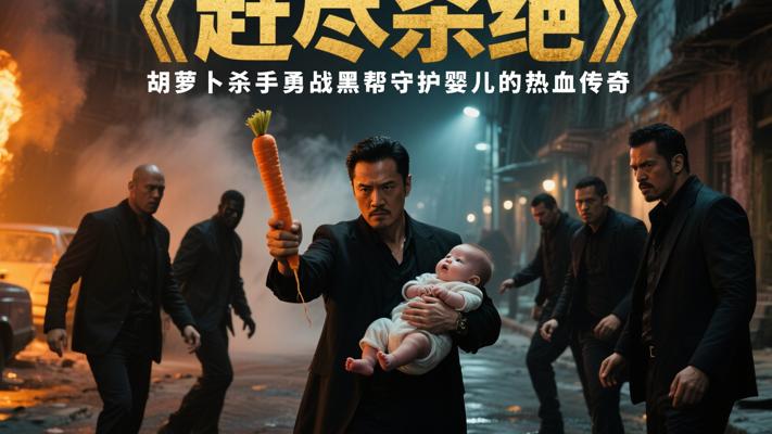 《赶尽杀绝》：胡萝卜杀手勇战黑帮守护婴儿的热血传奇