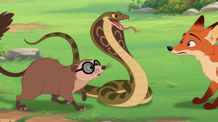 獴与眼镜蛇激战及拒绝帮狐报仇的智慧故事