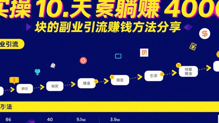 实操10天躺赚4000块的副业引流赚钱方法分享