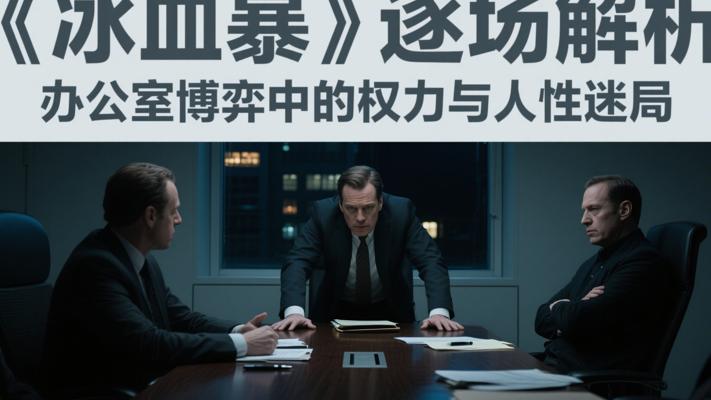 《冰血暴》逐场解析：办公室博弈中的权力与人性迷局