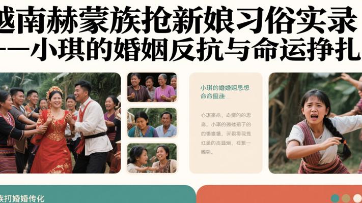 越南赫蒙族抢新娘习俗实录小琪的婚姻反抗与命运挣扎
