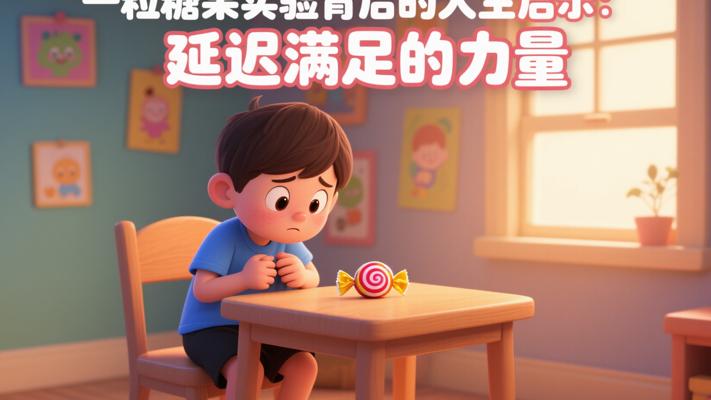 一粒糖果实验背后的人生启示：延迟满足的力量