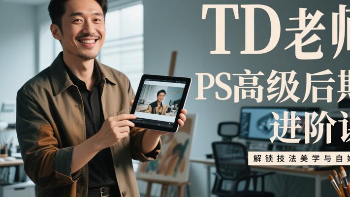 TDn老师PS高级后期进阶课：解锁技法美学与自媒体