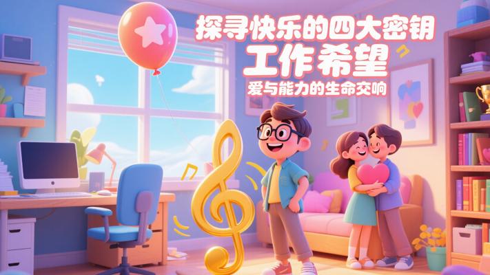 探寻快乐的四大密钥工作希望爱与能力的生命交响