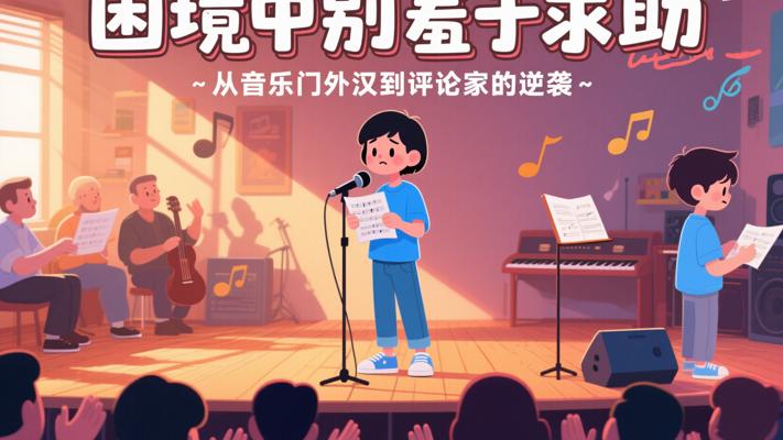 困境中别羞于求助从音乐门外汉到评论家的逆袭