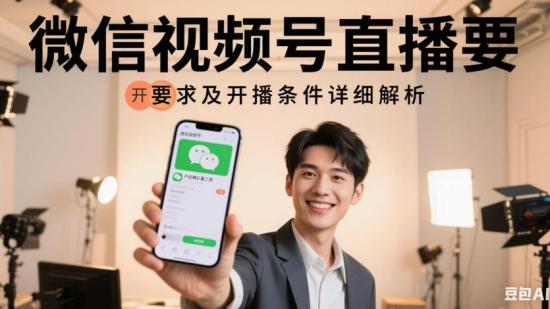 微信视频号直播要求及开播条件详细解析