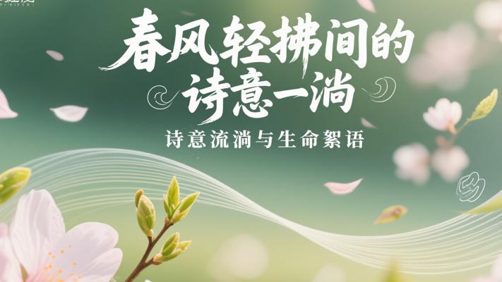 春风轻拂间的诗意流淌与生命絮语