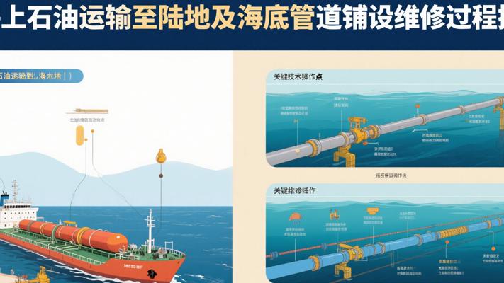 海上石油运输至陆地及海底管道铺设维修过程揭秘