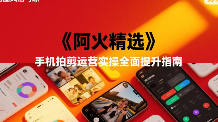 《阿火精选》：手机拍剪运营实操全面提升指南