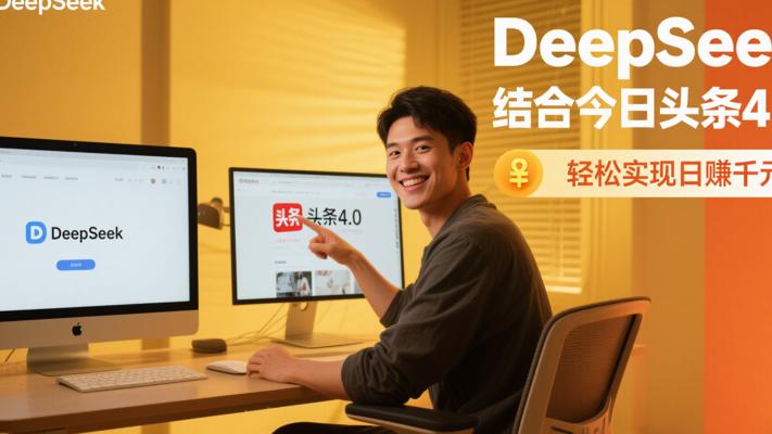 DeepSeek结合今日头条4.0，轻松实现日赚千元