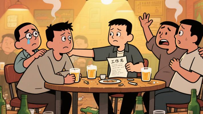 下岗兄弟遇职场迷茫酒局百态显真心朋友贵在行动