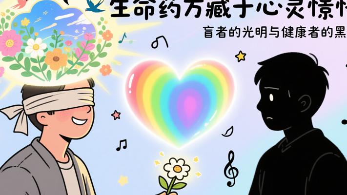 生命药方藏于心灵憬悟盲者的光明与健康者的黑暗