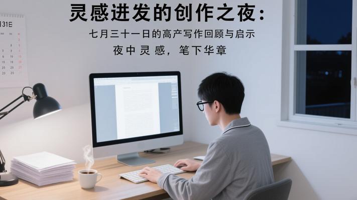 灵感迸发的创作之夜：七月三十一日的高产写作回顾与启示
