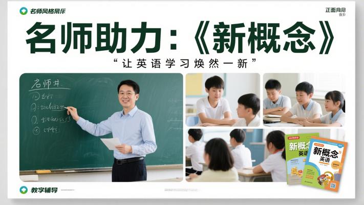 名师助力：《新概念》让英语学习焕然一新