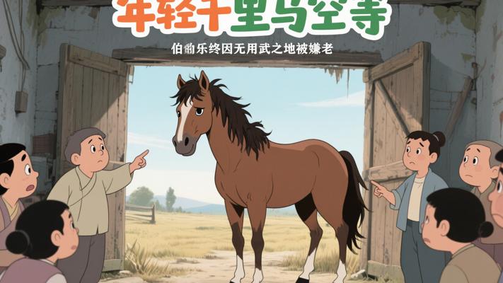 年轻千里马空等伯乐终因无用武之地被嫌老