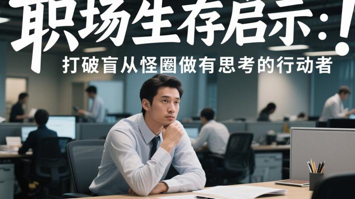 职场生存启示：打破盲从怪圈做有思考的行动者
