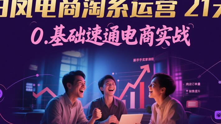 白凤电商淘系运营21天：0基础速通电商实战