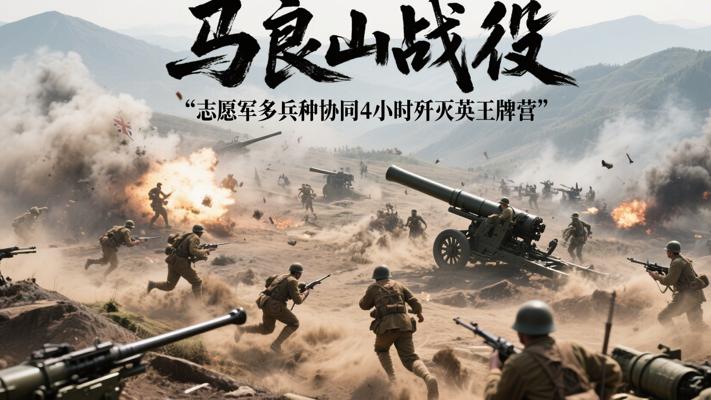 志愿军多兵种协同4小时歼灭英王牌营的马良山战役